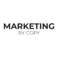 Marketing By Copy Logo Black